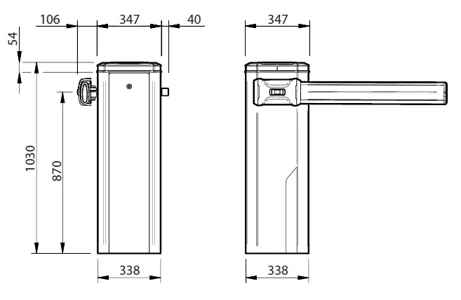 BFt MAXIMA ULTRA 36 Barrier Kit 1