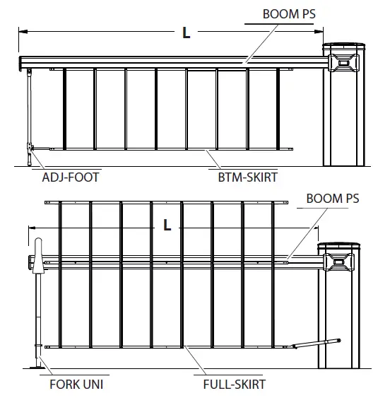 BFt MAXIMA ULTRA 36 Barrier Kit 20