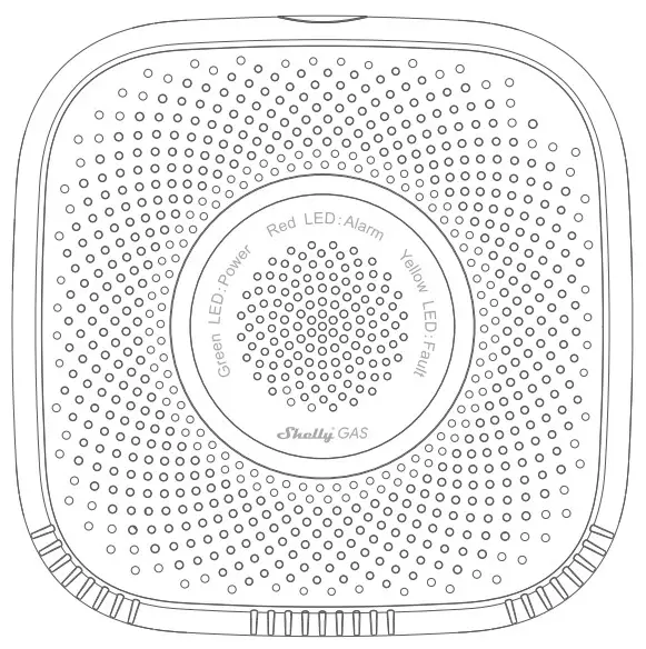 Shelly GAS WiFi Combustible Gas Sensor -