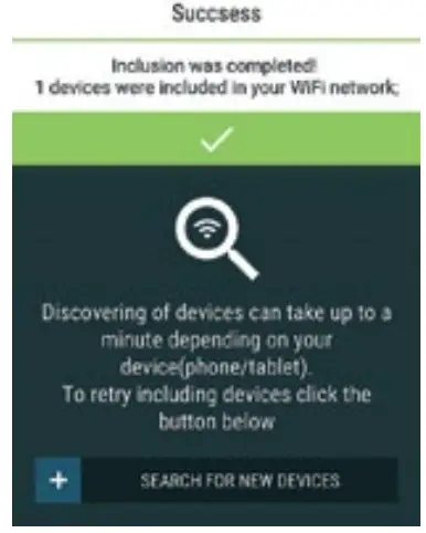 Shelly GAS WiFi Combustible Gas Sensor - Upon successful