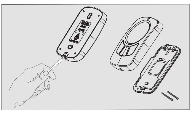 Merlin E148M Four Button Wireless Wall Mount Remote Control- fig