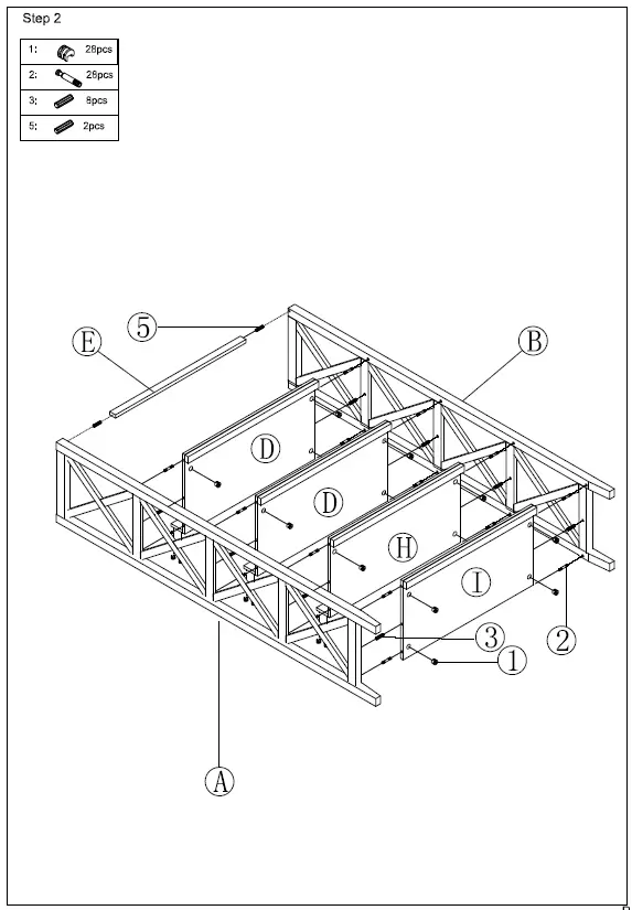 ANGELES-HOME-4-Layers-Shelf-Instruction-Manual-FIG-7