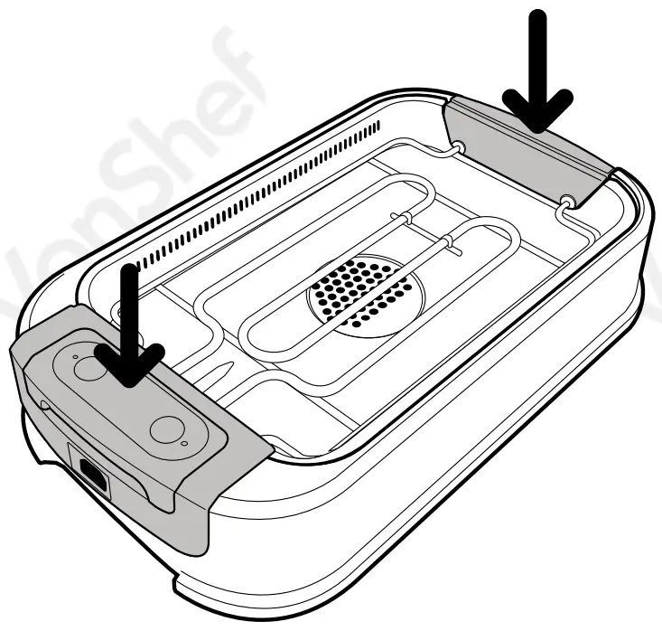 2000053 1200W Smokeless Grill WM Assembly