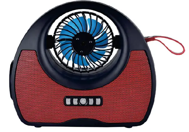 QFX R-40 BLU Portable Bluetooth Radio with Flashlight fig (2)