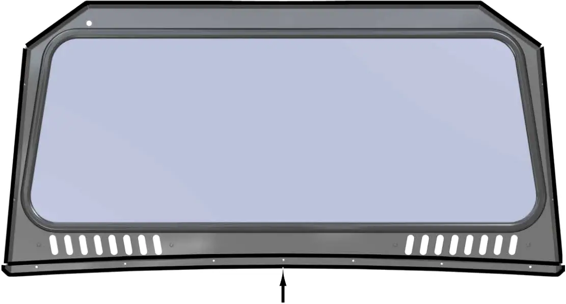 SUPERATV GWS-P-GEN-01 Glass Windshield C02