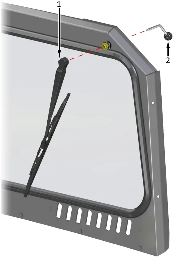 SUPERATV GWS-P-GEN-01 Glass Windshield C05