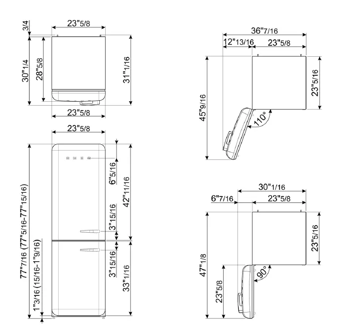 smeg-FAB32ULOR3-Refrigerator-fig-1