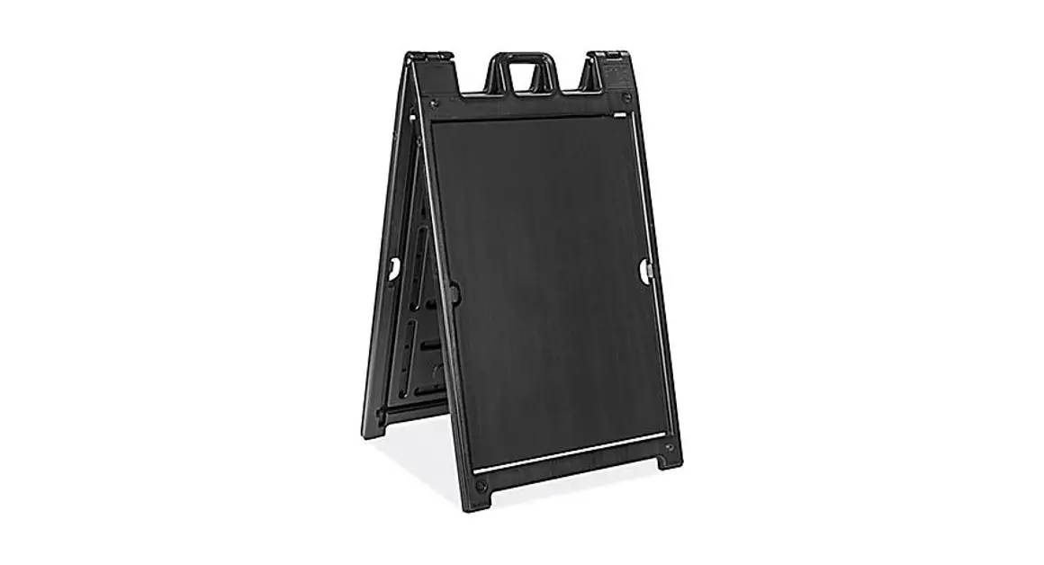 Uline H-7902 Deluxe Plastic A-frame Sign Instructions
