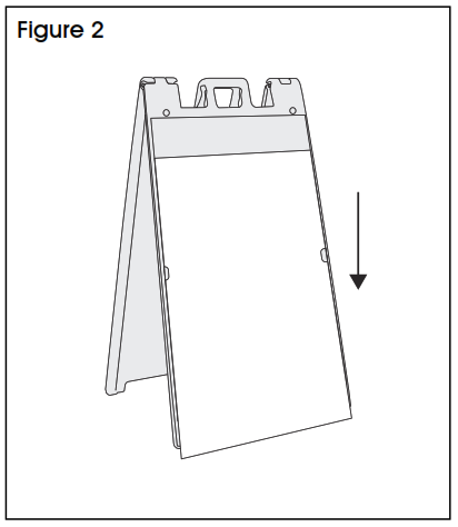 ULINE H-7902 Deluxe Plastic A-Frame - fig 2