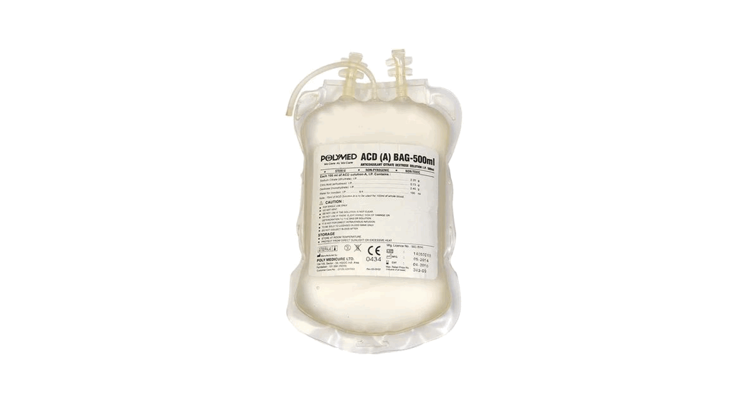Troge Cpda-1 Tro-donex Blood Bags User Manual
