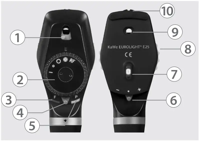KaWe Eurolight E30 Ophthalmoscopes - FIGURE 3