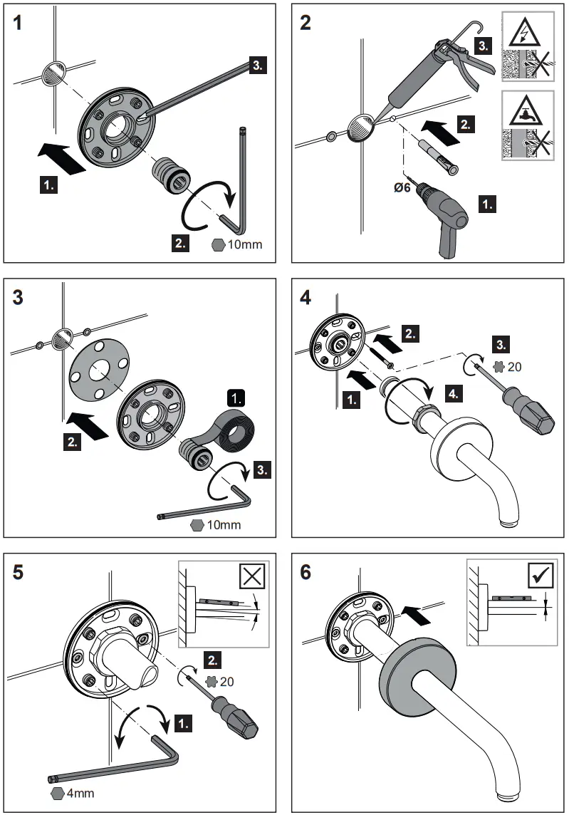 KEUCO 51688 Shower Arm - fig 1