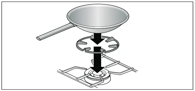 GAGGENAU VG 231 220 CA Gas Wok - Figure 4