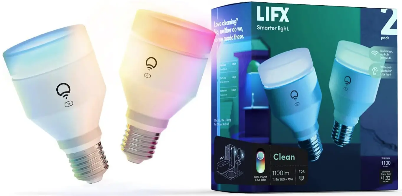 LIFX-HB2LHLA19E26UVUS-Wi-Fi-Smart-LED-Light-Bulb-user-manual