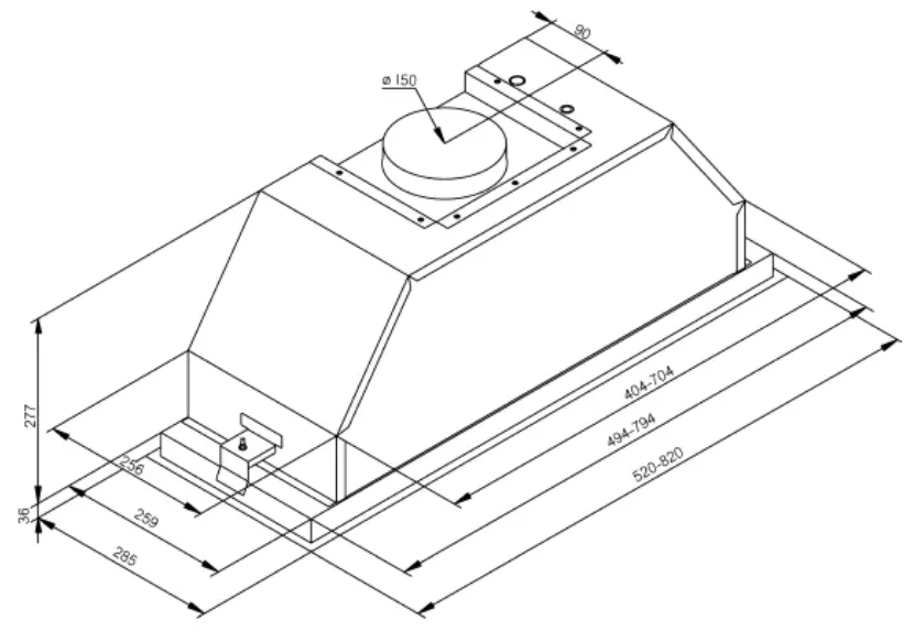 Robinhood RPI3CL52SS, RPI3CL82SS Powerpack, Stainless Steel - Fig1