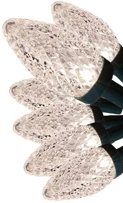 GE Lighting 91146 75ct StayBright LED C-9 Lights