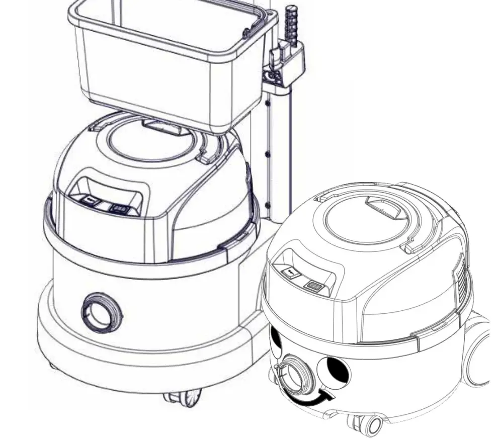 Numatic NBV190 Battery Powered Vacuum Cleaner