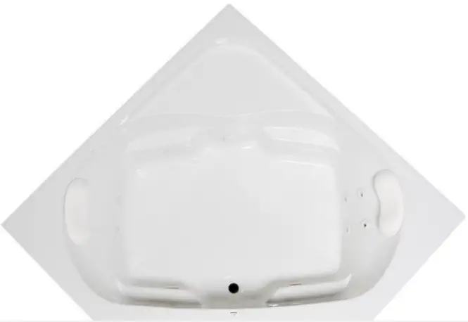 Laurel Mountain 6060LW064 60 Inch x 60 Inch Drop-In Acrylic Corner Whirlpool