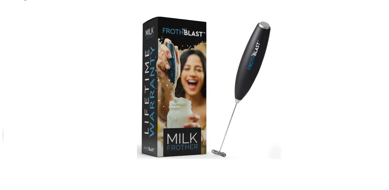Frothblast™ Milk Frother Handheld For Coffee User Manual Frothblast™ Milk Frother Handheld For Coffee User Manual