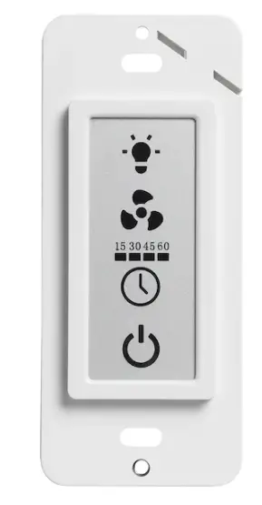 UTILITECH 7150-12-L Bath Fan Control-Switch-with-Timer-Wall-Mounted-LCD-Touch-Panel-PRODUCT-IMG
