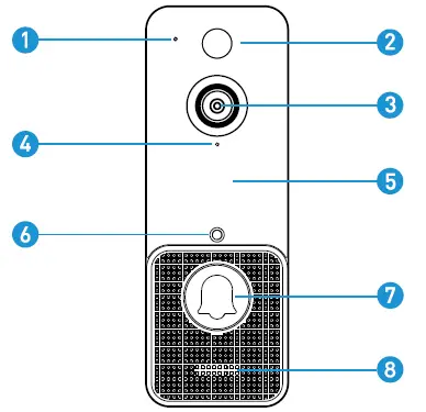 JOCIRUS-T6-Wire-Free-WiFi-Video-Doorbell-FIG-1