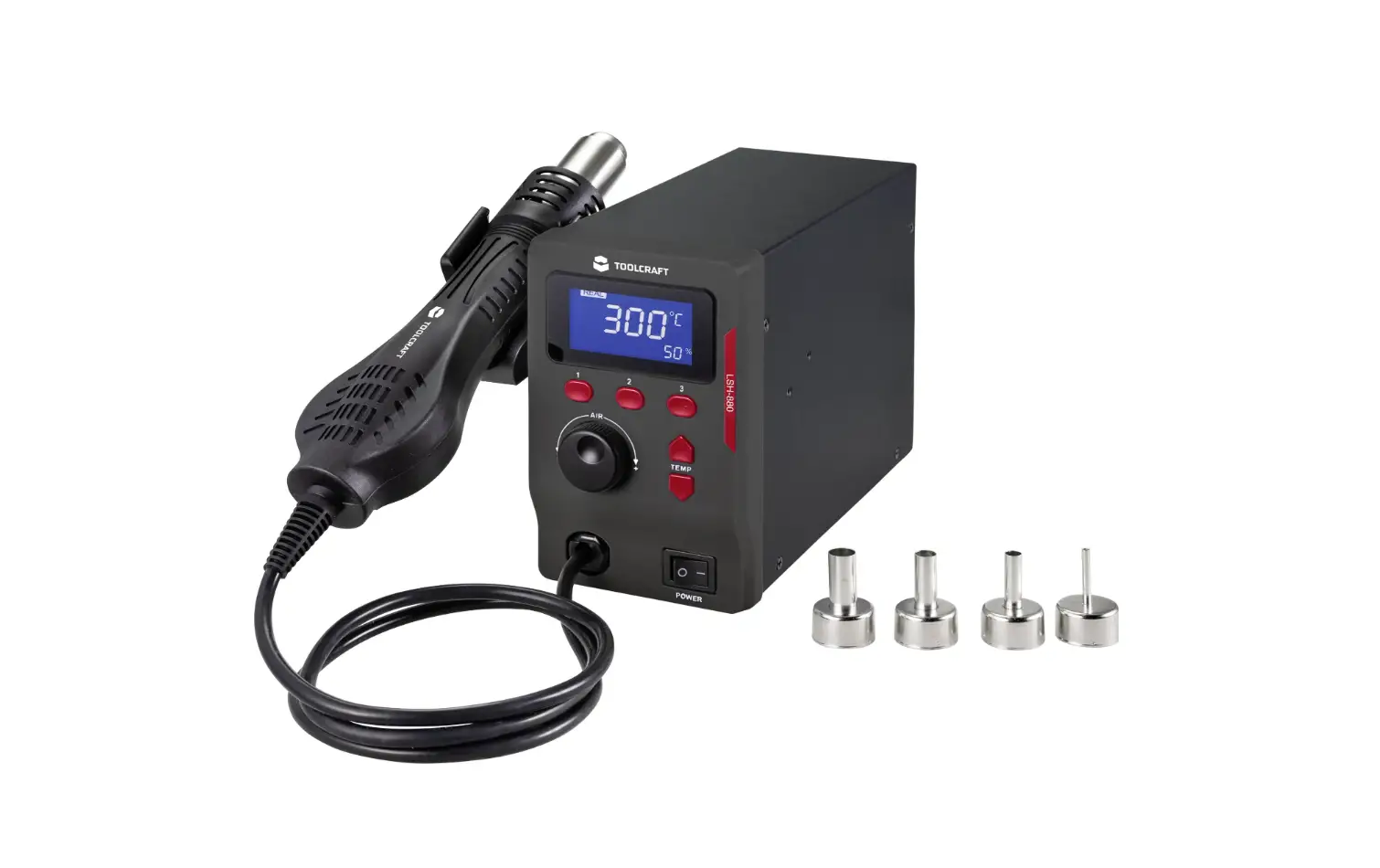 Toolcraft 2621377 2 In 1 Smd Hot Air Repair Station Instruction Manual