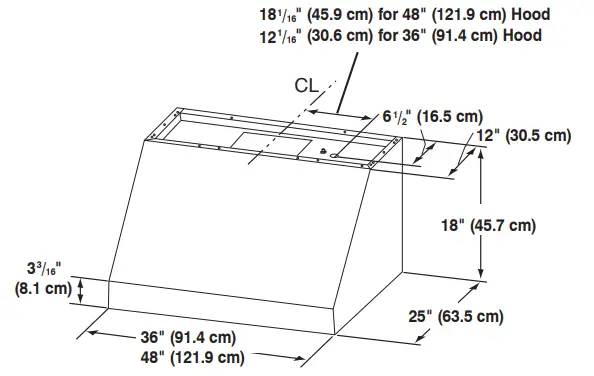 Kitchenaid-KVWC908KSS-36-Inch-and-48-Inch-(91.4-Cm-And-121.9-Cm)-Commercial-Style-Wall-Mount-Range-Hood-FIG-1