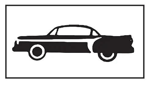 Road side indicator label