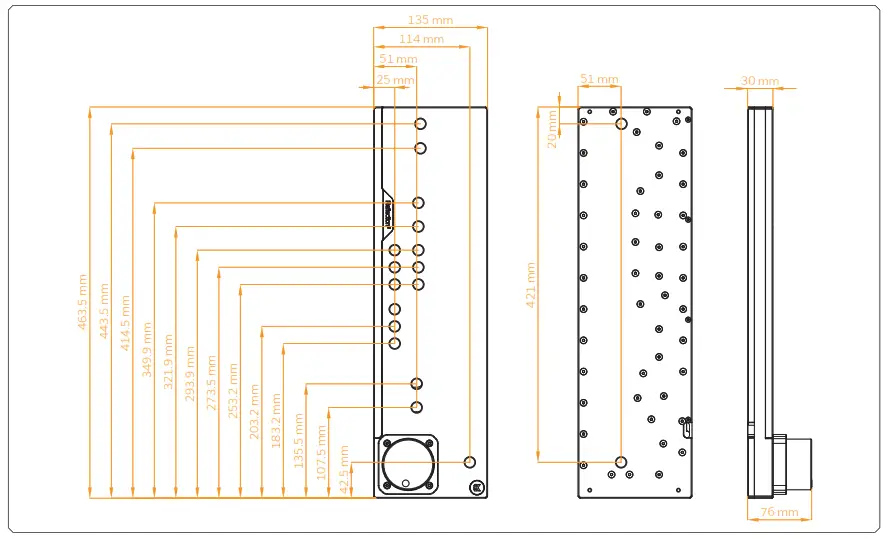EK-Quantum PWM D-RGB Distribution Plate - 2