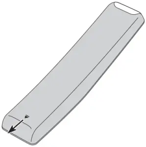 LSP7T LSP9T - Installing batteries into Smart Remote 1