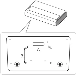 LSP7T LSP9T - Mounting the Projector on a wall