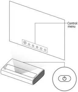 LSP7T LSP9T - Using the Power button