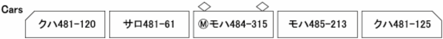 ROKUHAN T030 4 Limited Express Train Red Express 6 Car Set - fig
