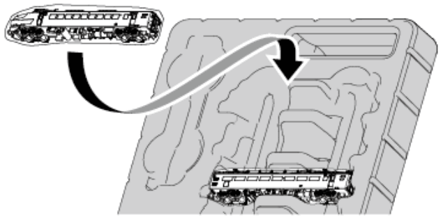 ROKUHAN T030 4 Limited Express Train Red Express 6 Car Set