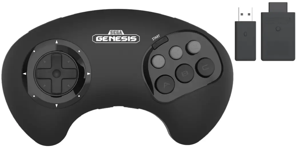 retro-bit BIG6 2.4GHz Wireless Arcade Pad