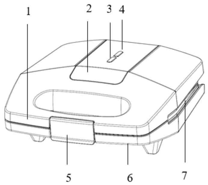 HEINNER SM-H2GW Sandwich Maker - fig 1