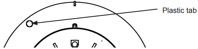 POTTER ASB Addressable Sounder Base Fire Alarm Resources - Plastic tab