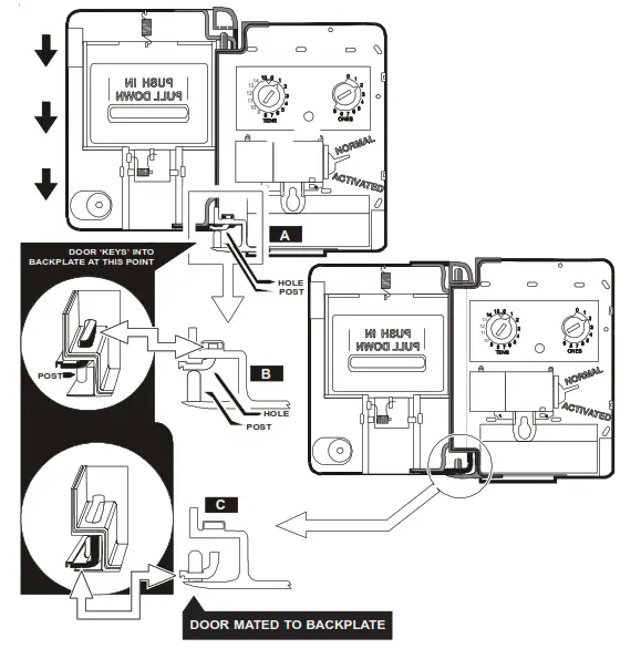 NOTIFIER NBG-12 Series Manual Pull Station - DOOR