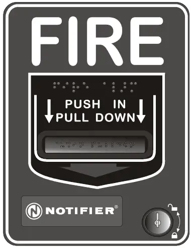 NOTIFIER NBG-12 Series Manual Pull Station