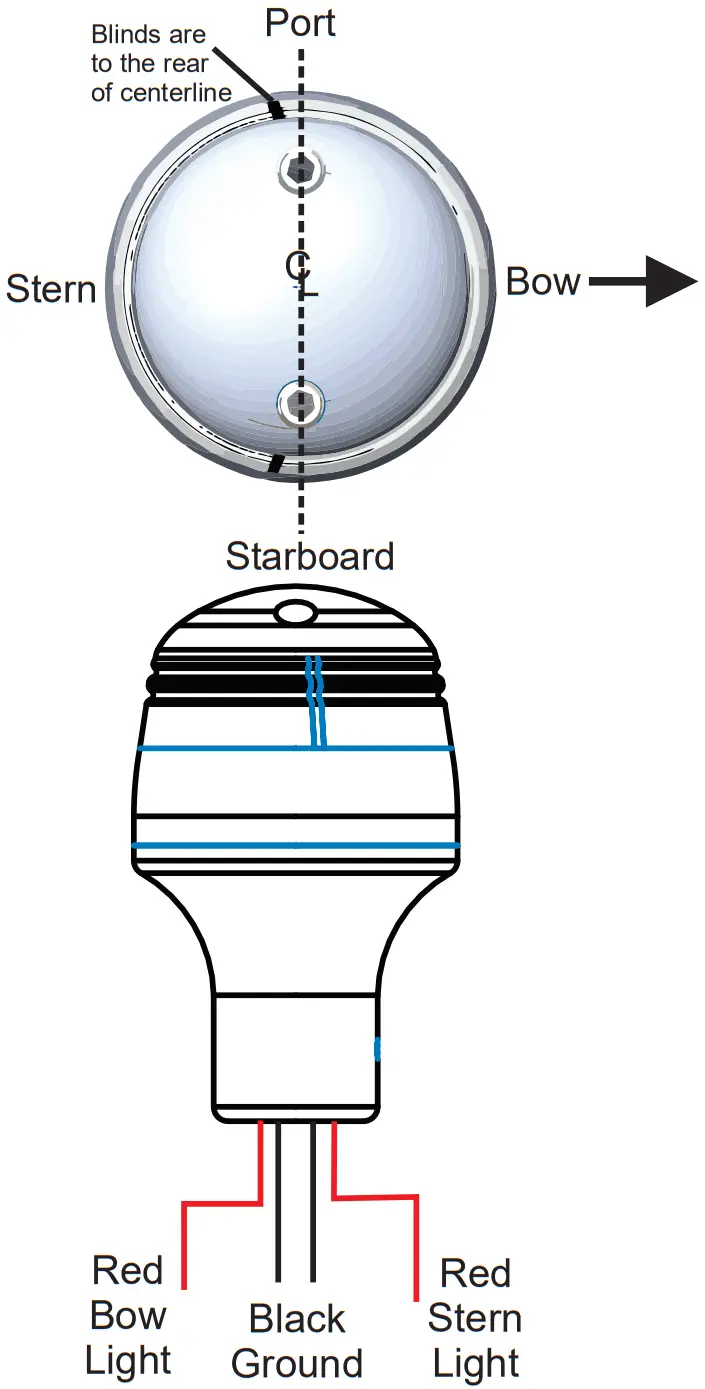 TACO GS 950BHC Electric Anchor and Stern Light - ANCHOR LIGHT