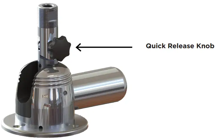 TACO GS 950BHC Electric Anchor and Stern Light - RELEASE OPERATION