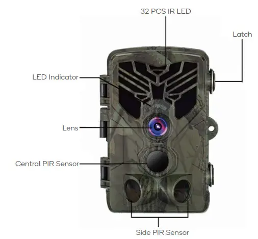 kogan KAHUTRCA810B Hunting Trail Camera- OVERVIEW