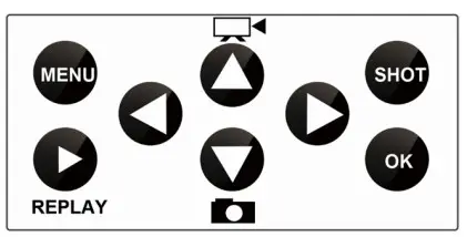 kogan KAHUTRCA810B Hunting Trail Camera- Operating Buttons