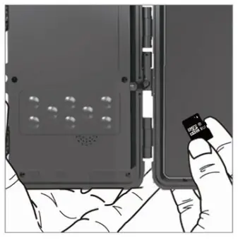 kogan KAHUTRCA810B Hunting Trail Camera- microSD card