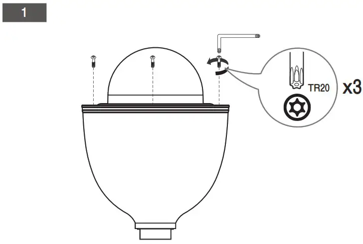 Hanwha Vision QNP 6320HS Network Camera - INSTALLATION 1
