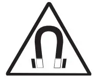 Contains magnetic materials icon