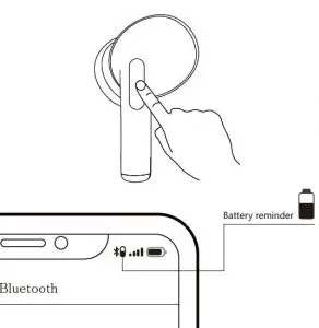 FIG 9 Low battery prompt