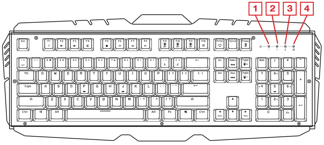 IOGEAR HVER™ PRO X RGB Optical Mechanical Keyboard - Operation