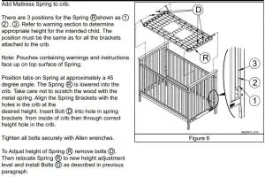FIG 13 Assemble Front Stationary Side to crib