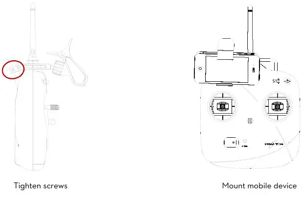 Phantom FC40 - Install ing the Mobile Device Mount